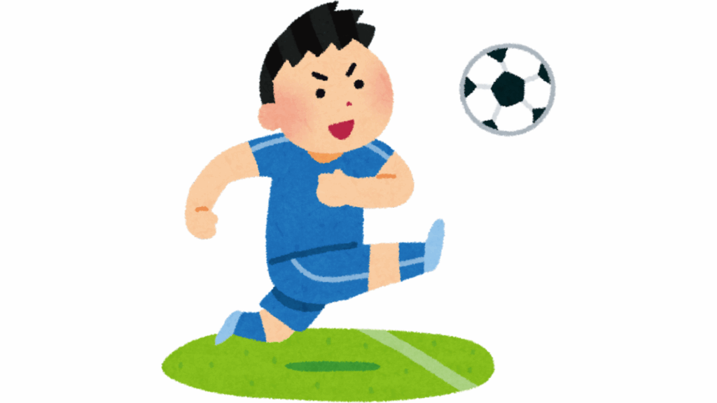 サッカーのイラスト