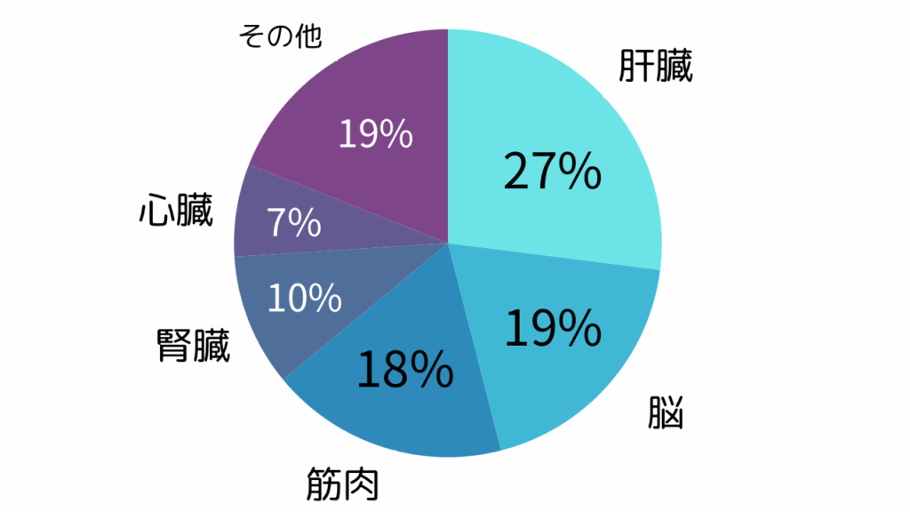 基礎代謝の内訳