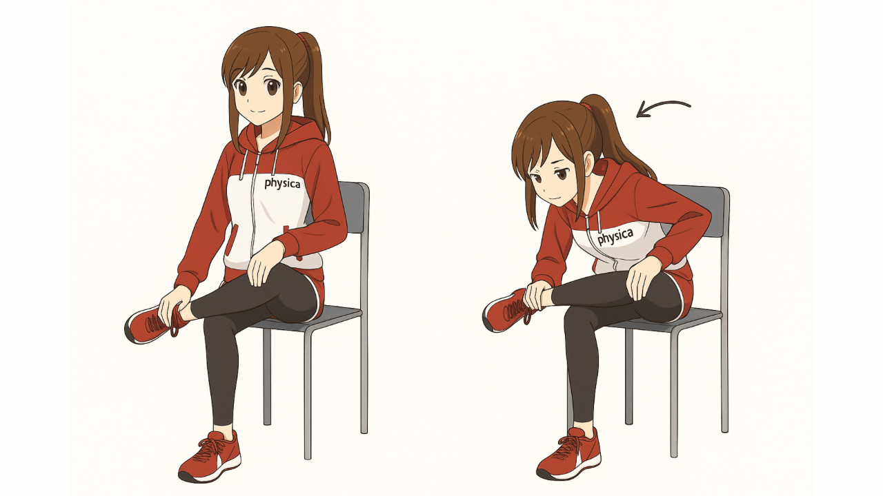 お尻ストレッチ