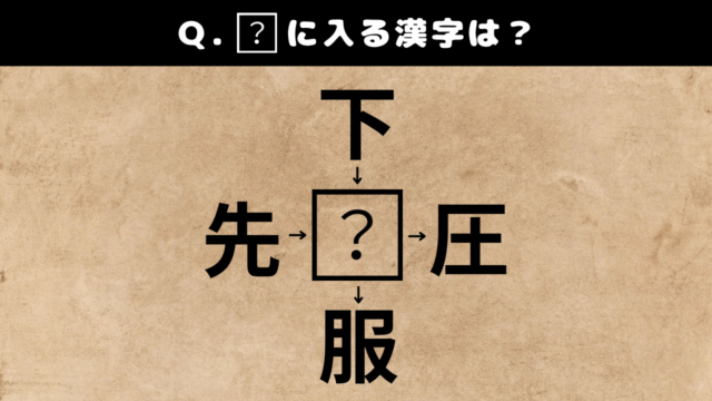 【クイズ】フィットネス和同開珎パズル#7