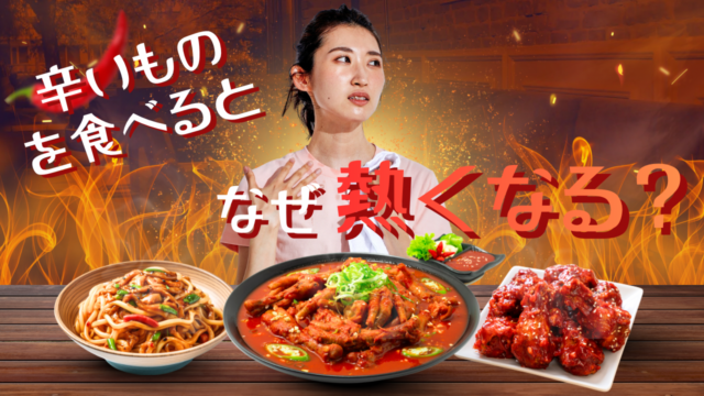 【体感温度】辛いものを食べるとなぜ暑くなる？