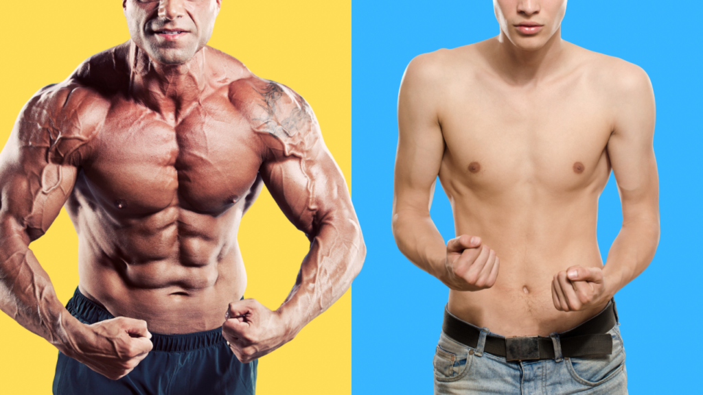 マッチョとガリガリ