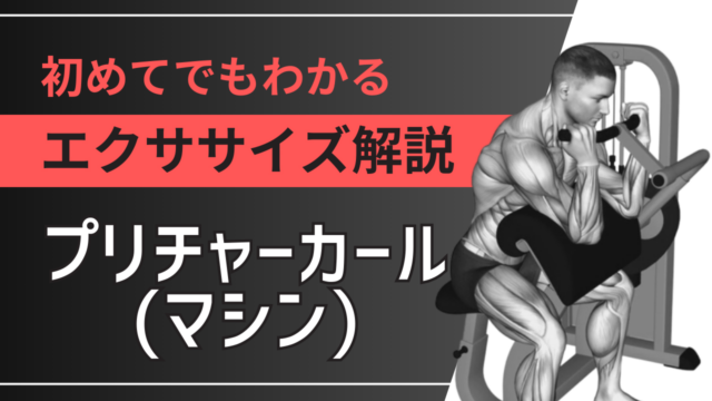 プリチャーカール（マシン）：初めてでもわかるエクササイズ解説