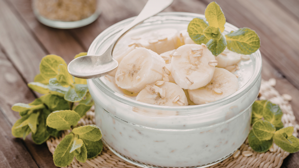 バナナヨーグルト