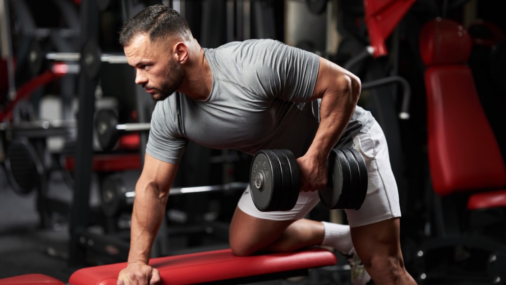 ダンベルローイング