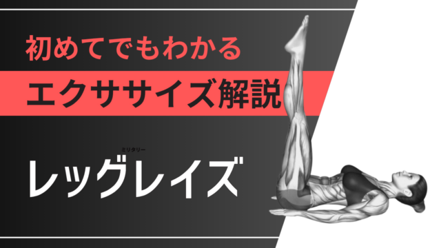 レッグレイズ：初めてでもわかるエクササイズ解説