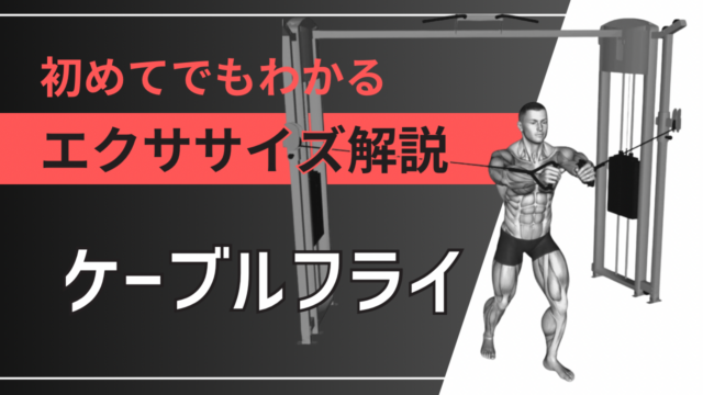 ケーブルフライ：初めてでもわかるエクササイズ解説