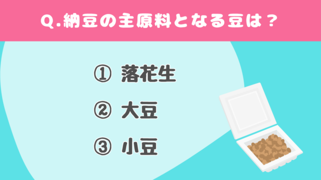 【クイズで学ぶ】納豆